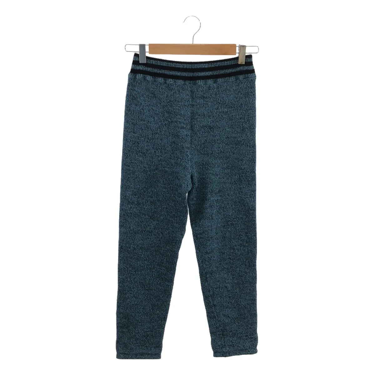 ISSEY MIYAKE / イッセイミヤケ | 80s 霜降りニットパンツ | 9 | ブルー/ブラック | レディース