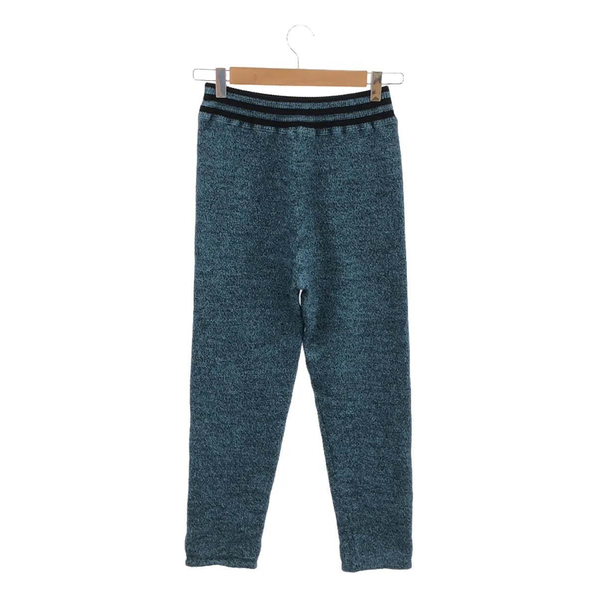 ISSEY MIYAKE / イッセイミヤケ | 80s 霜降りニットパンツ | 9 | ブルー/ブラック | レディース