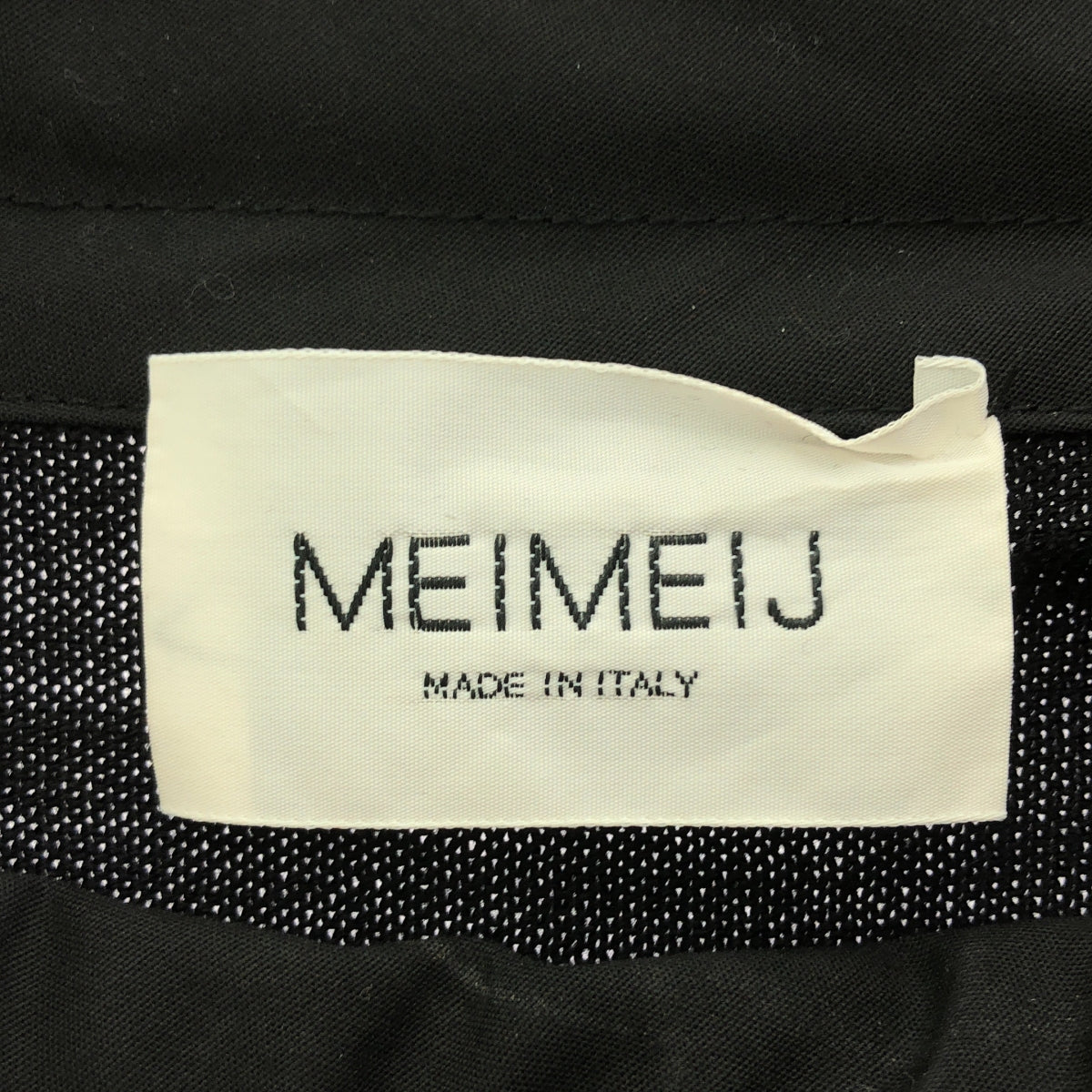 MEIMEIJ / 메이 메이 제이 | 드로우 스트링 도킹 레이어드 니트 원피스 | 40 | 블랙 | 여성