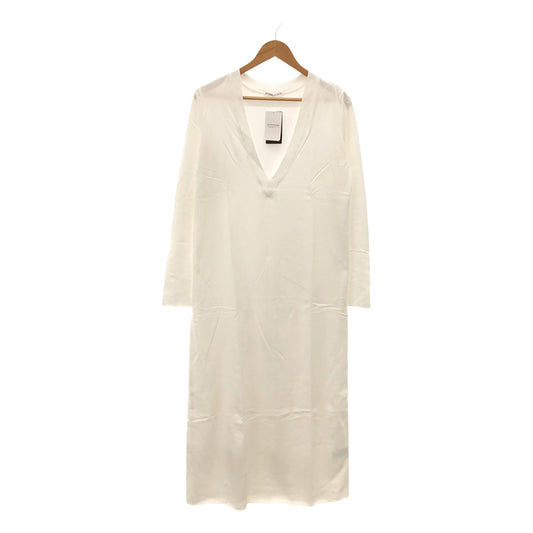 【美品】  Plage / プラージュ | 2022AW | R'IAM DEEP Vneck ワンピース | 36 | ホワイト | レディース