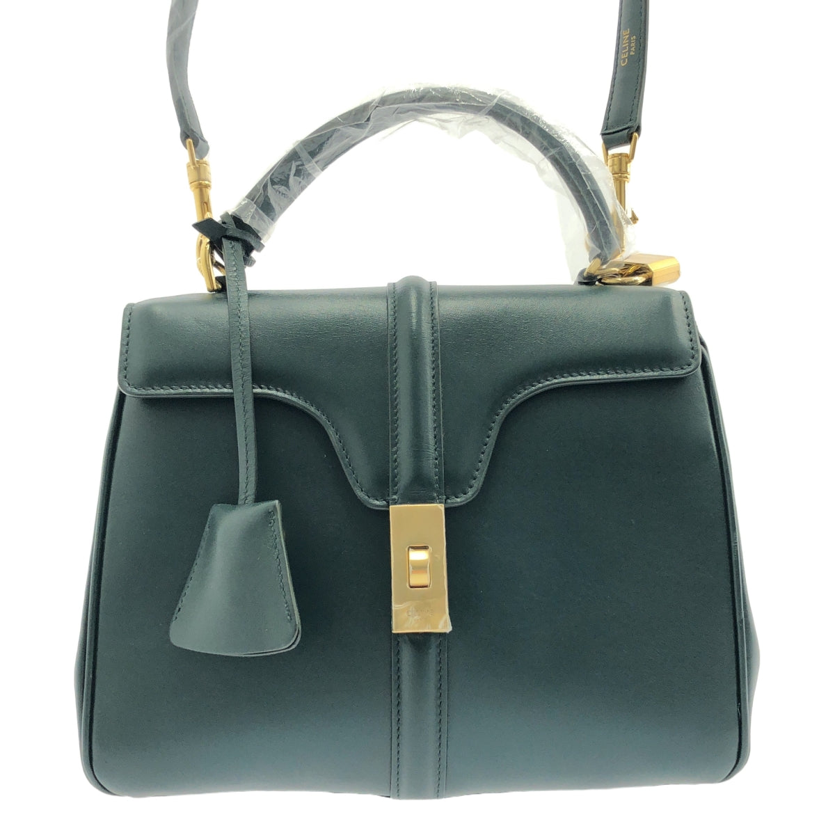 CELINE / セリーヌ | 16セーズ ブザス スモール レザー ショルダーバッグ |