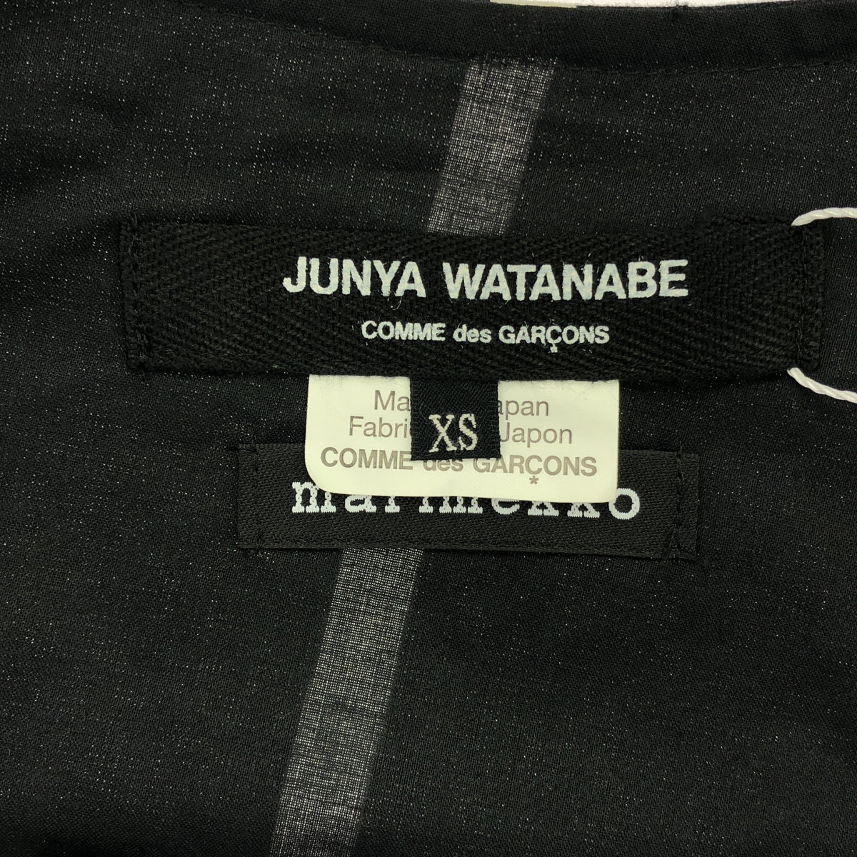 JUNYA WATANABE COMME des GARCONS / ジュンヤワタナベ | 2018SS | × marimekko / マリメッコ 変形 アシンメトリー ドレス ワンピース / 総裏地 | XS | ブラック/ホワイト | レディース