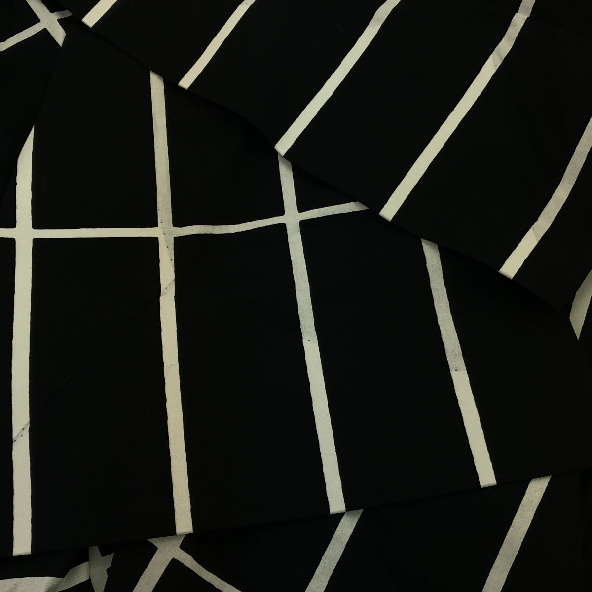 JUNYA WATANABE COMME des GARCONS / ジュンヤワタナベ | 2018SS | × marimekko / マリメッコ 変形 アシンメトリー ドレス ワンピース / 総裏地 | XS | ブラック/ホワイト | レディース