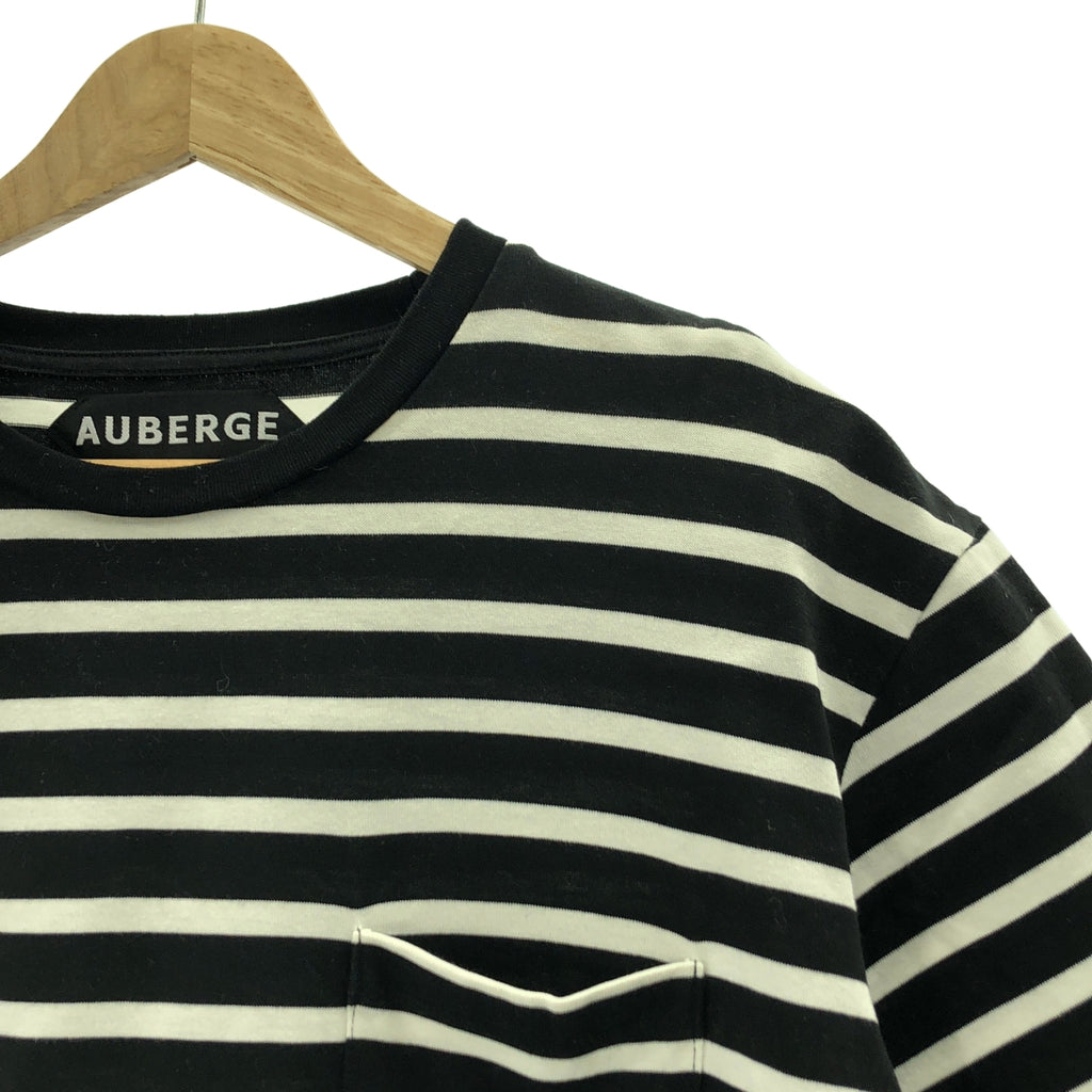 AUBERGE / オーベルジュ | COCO PT コットン ボーダー Tシャツ | 42 | メンズ