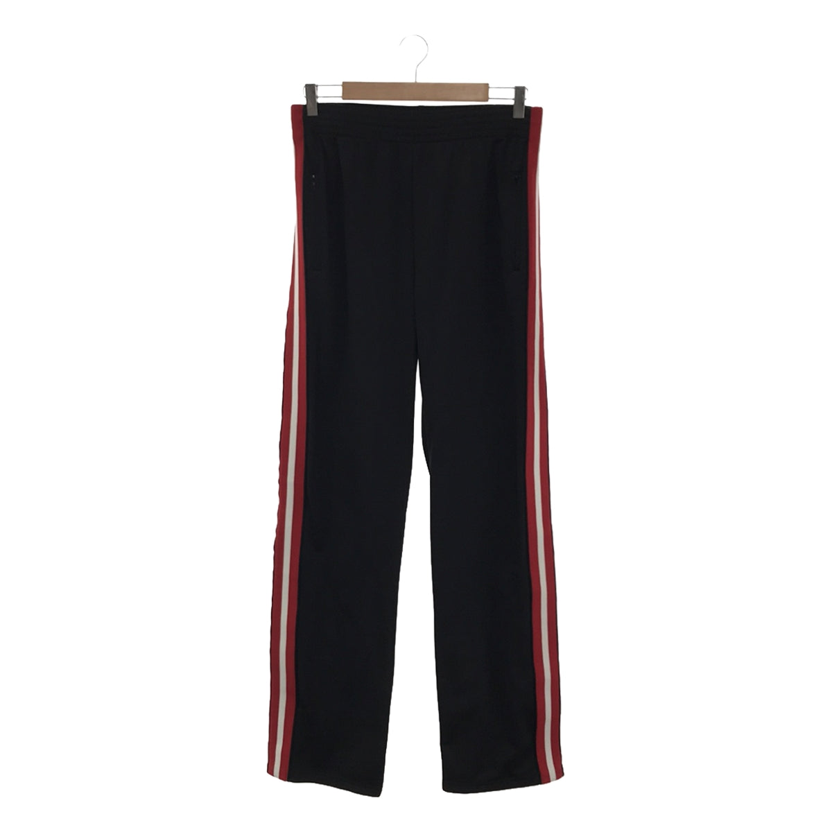 [Good Condition] GIVENCHY | Sideline Jersey Track Pants | Size 38 | Black/Red | Men's