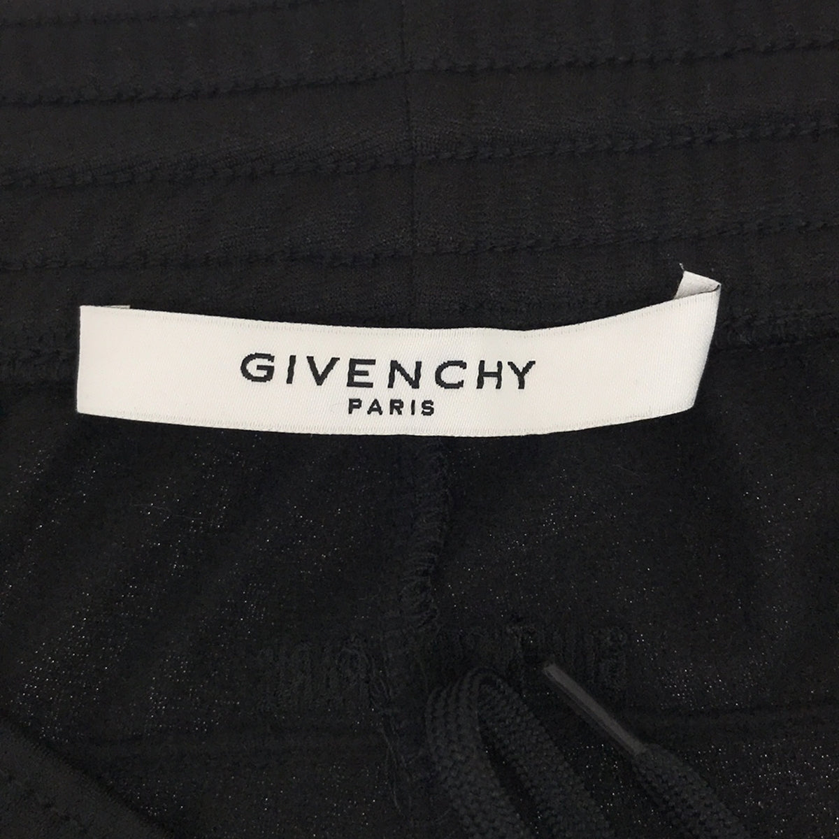 [Good Condition] GIVENCHY | Sideline Jersey Track Pants | Size 38 | Black/Red | Men's