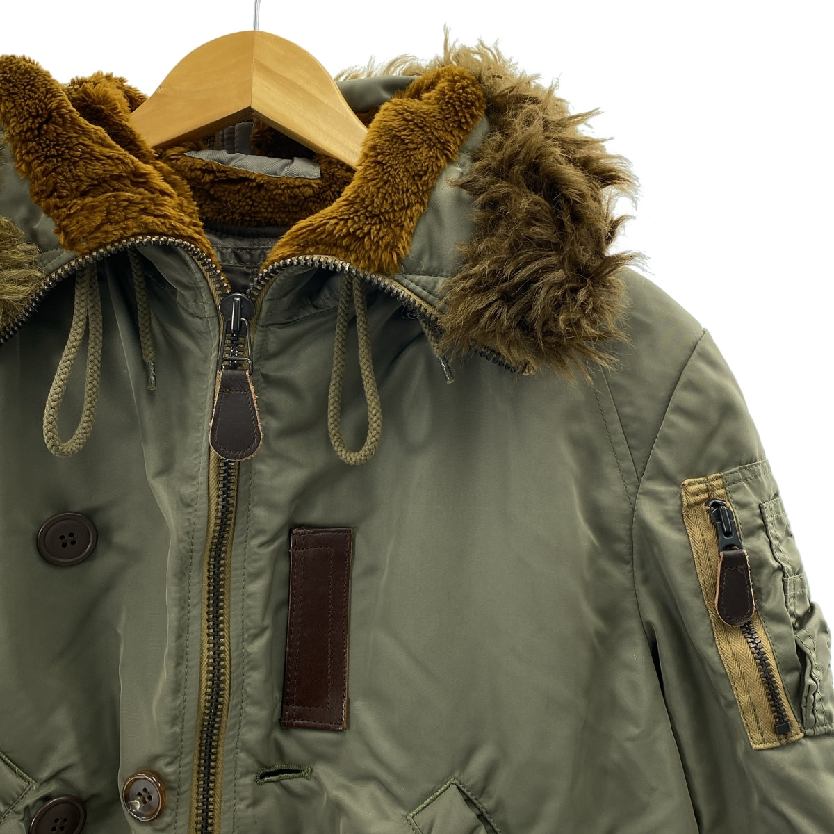 JUNYA WATANABE COMME des GARÇONS / Junya Watanabe | 2006 秋冬系列 | N-3B 尼龍連帽軍裝外套 | S 碼 | 女款