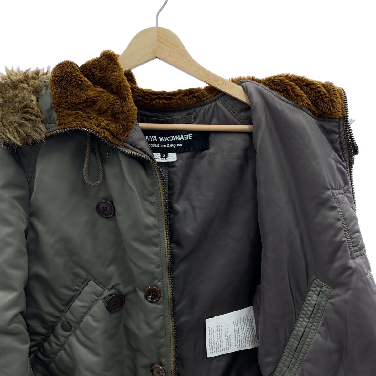 JUNYA WATANABE COMME des GARÇONS / Junya Watanabe | 2006 秋冬系列 | N-3B 尼龍連帽軍裝外套 | S 碼 | 女款