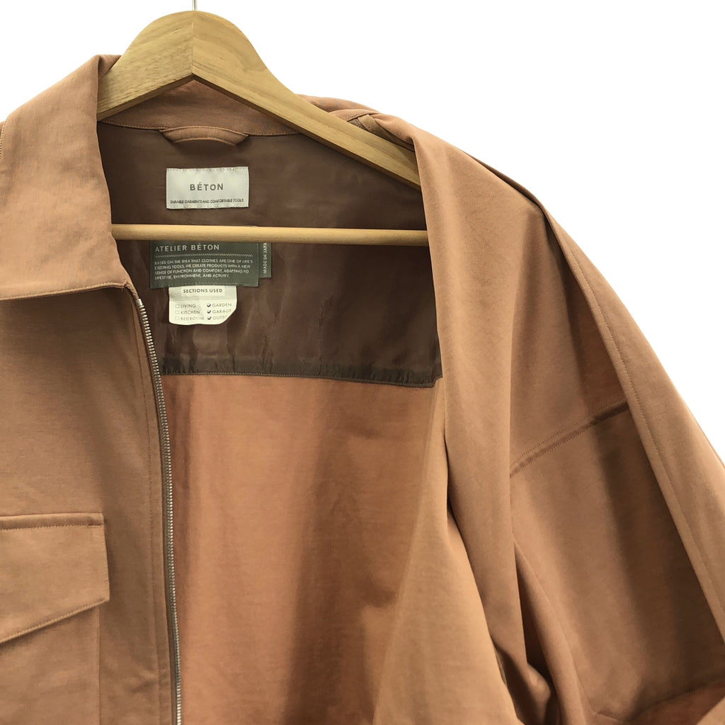 ATELIER BÉTON / 아틀리에 베톤 | 풀 Zip 스윙 탑 재킷 |