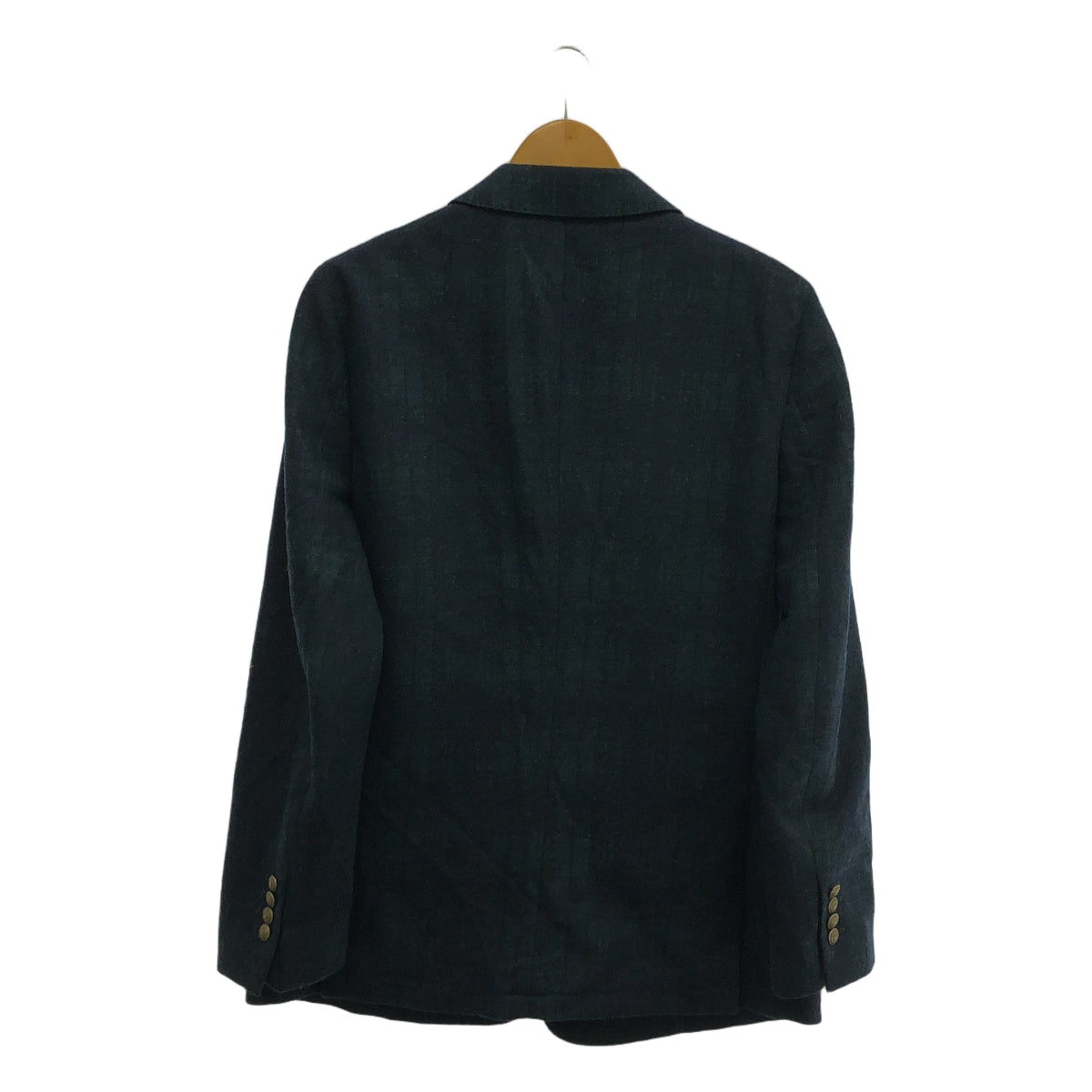 BROOKS BROTHERS / ブルックスブラザーズ | チェック ウール 金ボタン ブレザー テーラードジャケット | L | マルチカラー | メンズ