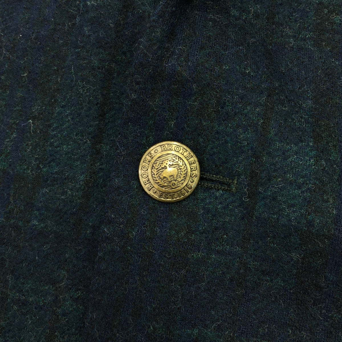 BROOKS BROTHERS / ブルックスブラザーズ | チェック ウール 金ボタン ブレザー テーラードジャケット | L | マルチカラー | メンズ
