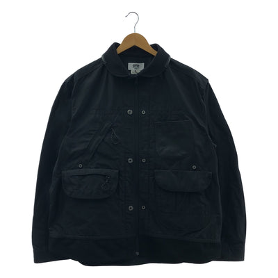 eye JUNYA WATANABE COMME des GARCONS MAN / アイジュンヤワタナベ マン | 2025SS | × OAKLEY / オークリー リバーシブル エステルツイル×綿エステル 異素材切替 ラミネートジャケット | XL | メンズ