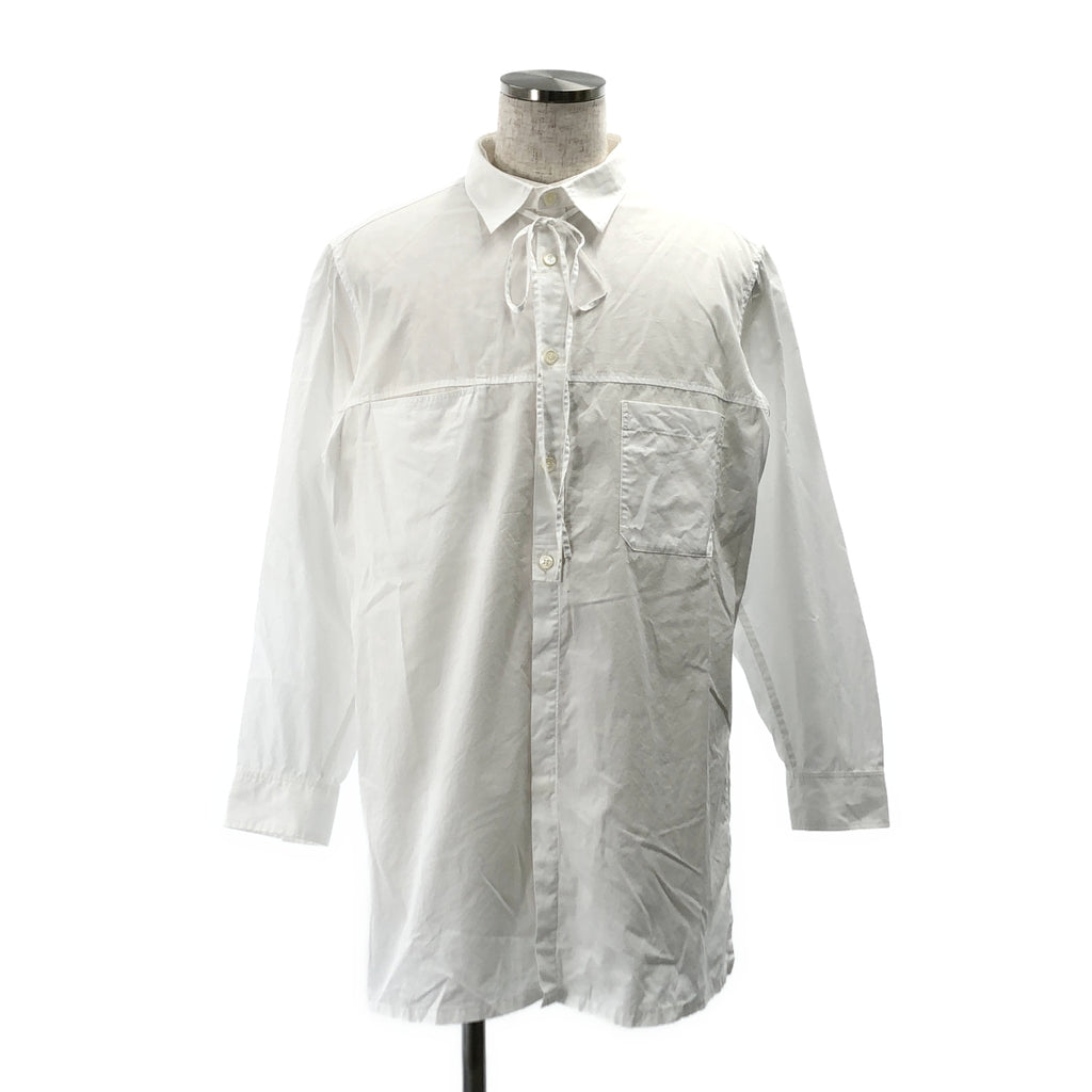 Y's 男裝 / 山本耀司 | 2023 秋冬系列 | 抽繩 PKB / 可拆式領長襯衫配領結 | 3 碼 | 男款