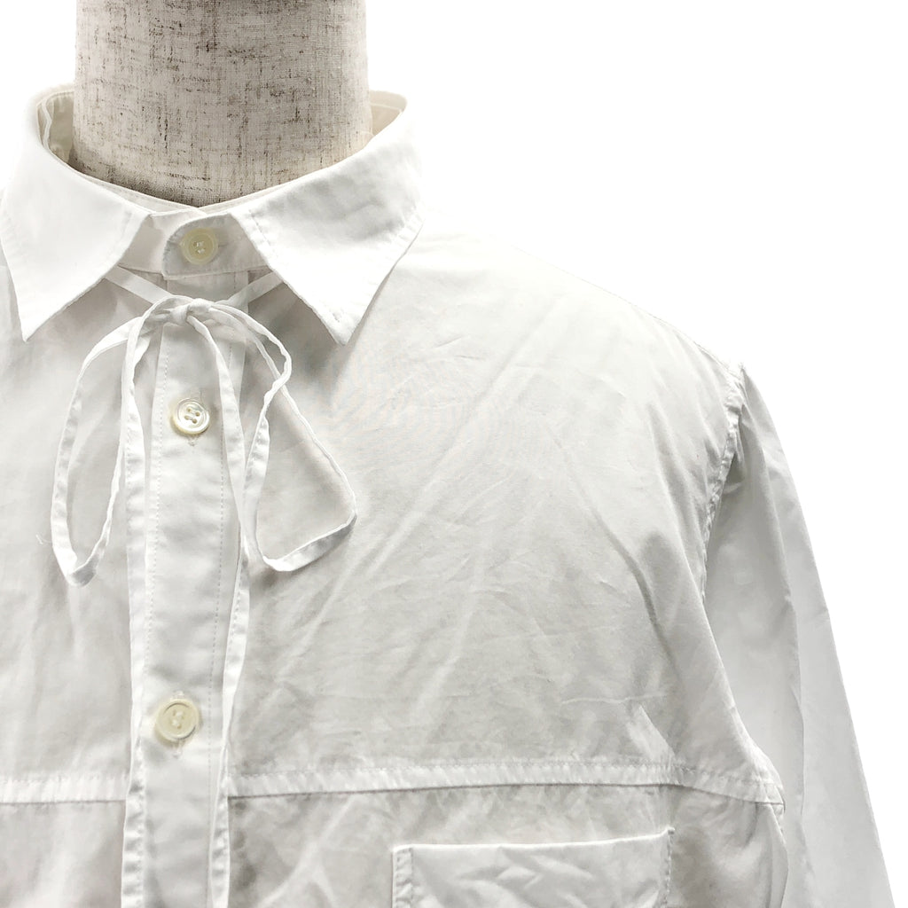 Y's 男裝 / 山本耀司 | 2023 秋冬系列 | 抽繩 PKB / 可拆式領長襯衫配領結 | 3 碼 | 男款