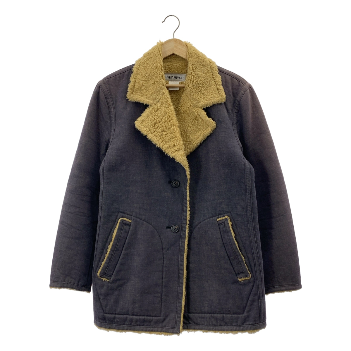 ISSEY MIYAKE / イッセイミヤケ | 裏 ボア テーラードジャケット | 2 | レディース