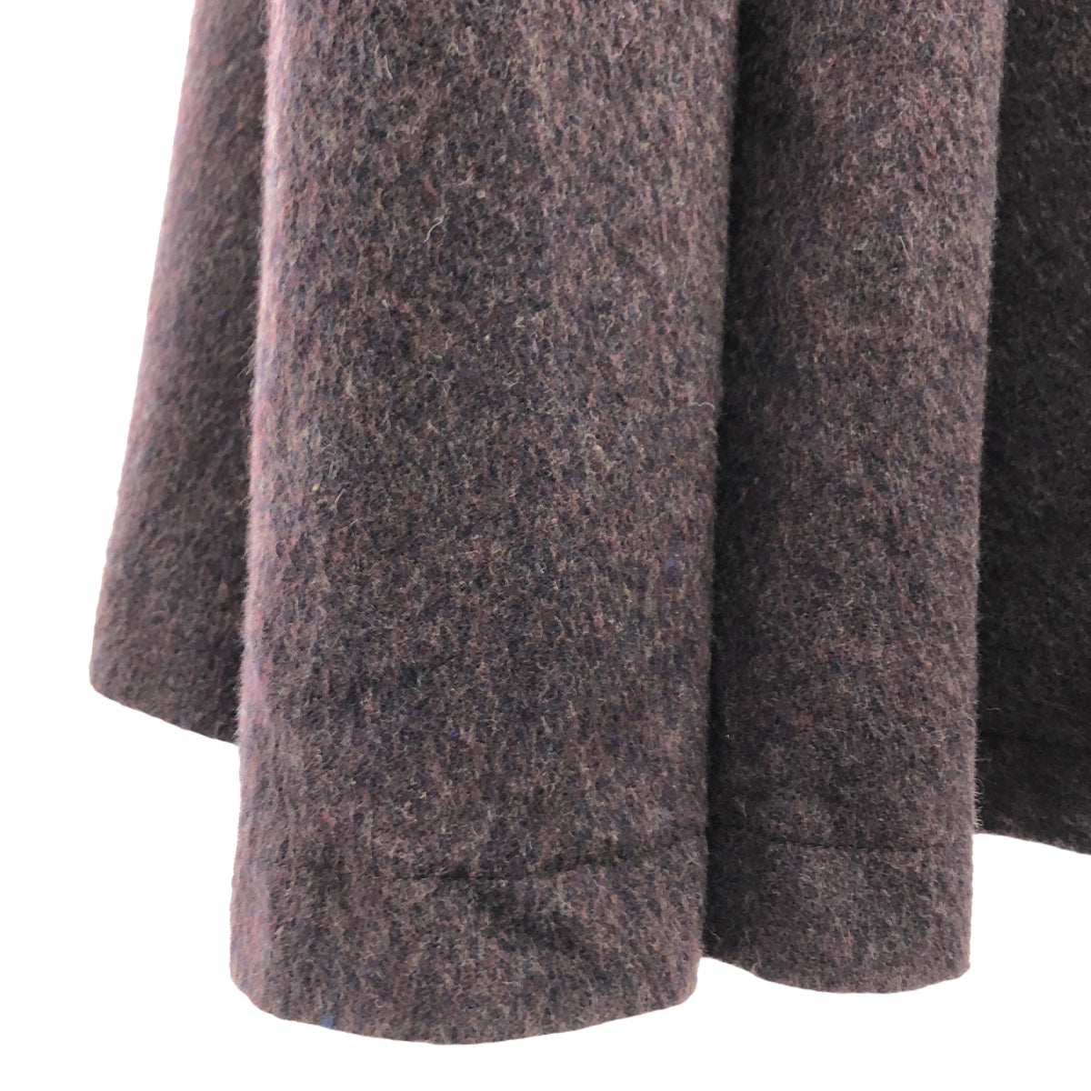 madder madder / マダマダ | ウール ビッグカラー ジップ コート / 総裏地 | ブラウン系 | レディース