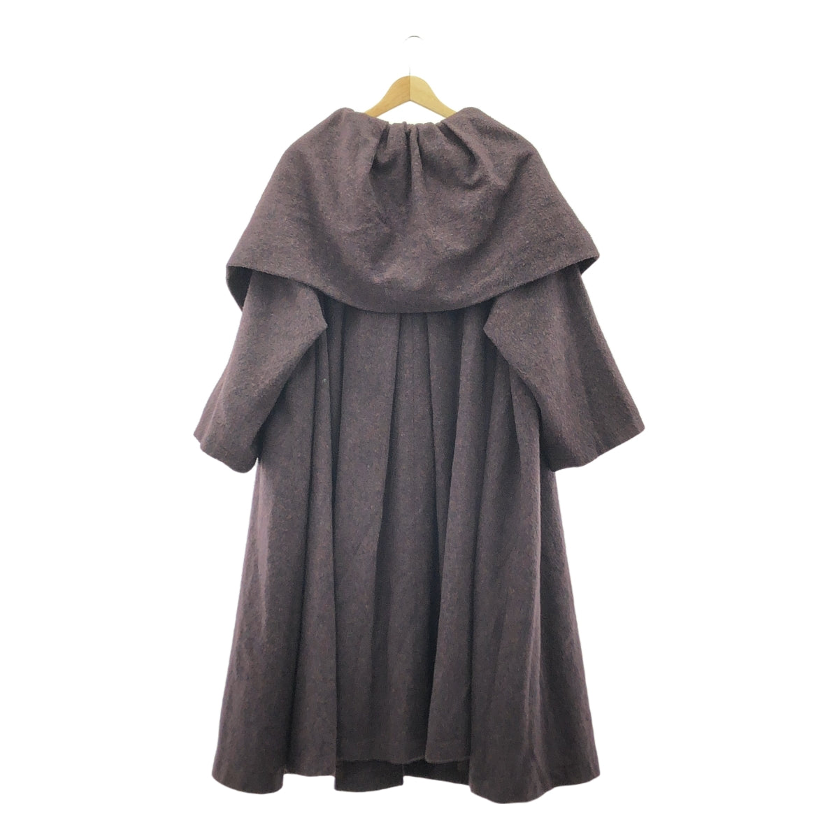 madder madder / マダマダ | ウール ビッグカラー ジップ コート / 総裏地 | ブラウン系 | レディース