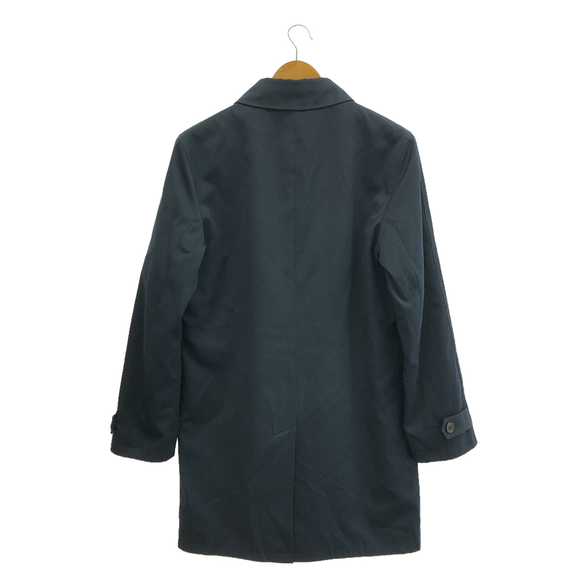 A.P.C. / アーペーセー | 中綿ライナー付き 比翼 ステンカラーコート | XS | ネイビー | メンズ