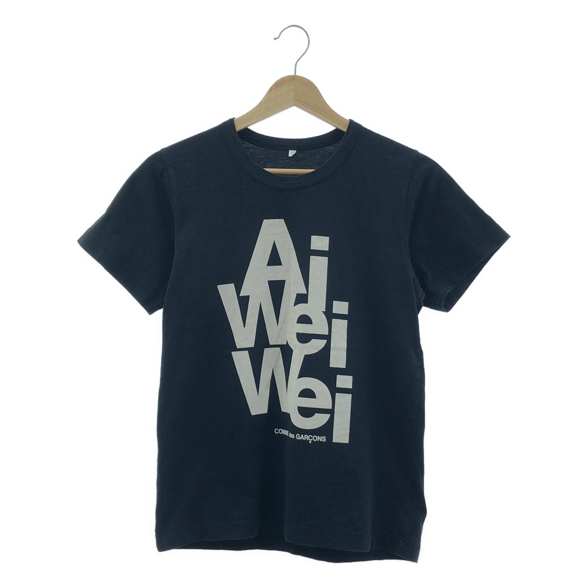 COMME des GARCONS / 컴데 갤슨 | Ai Wei Wei 로고 프린트 크루넥 컷소우 | S |