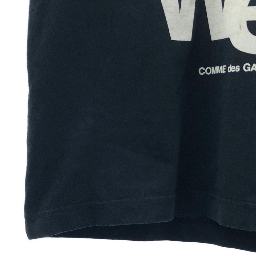 COMME des GARCONS / 컴데 갤슨 | Ai Wei Wei 로고 프린트 크루넥 컷소우 | S |