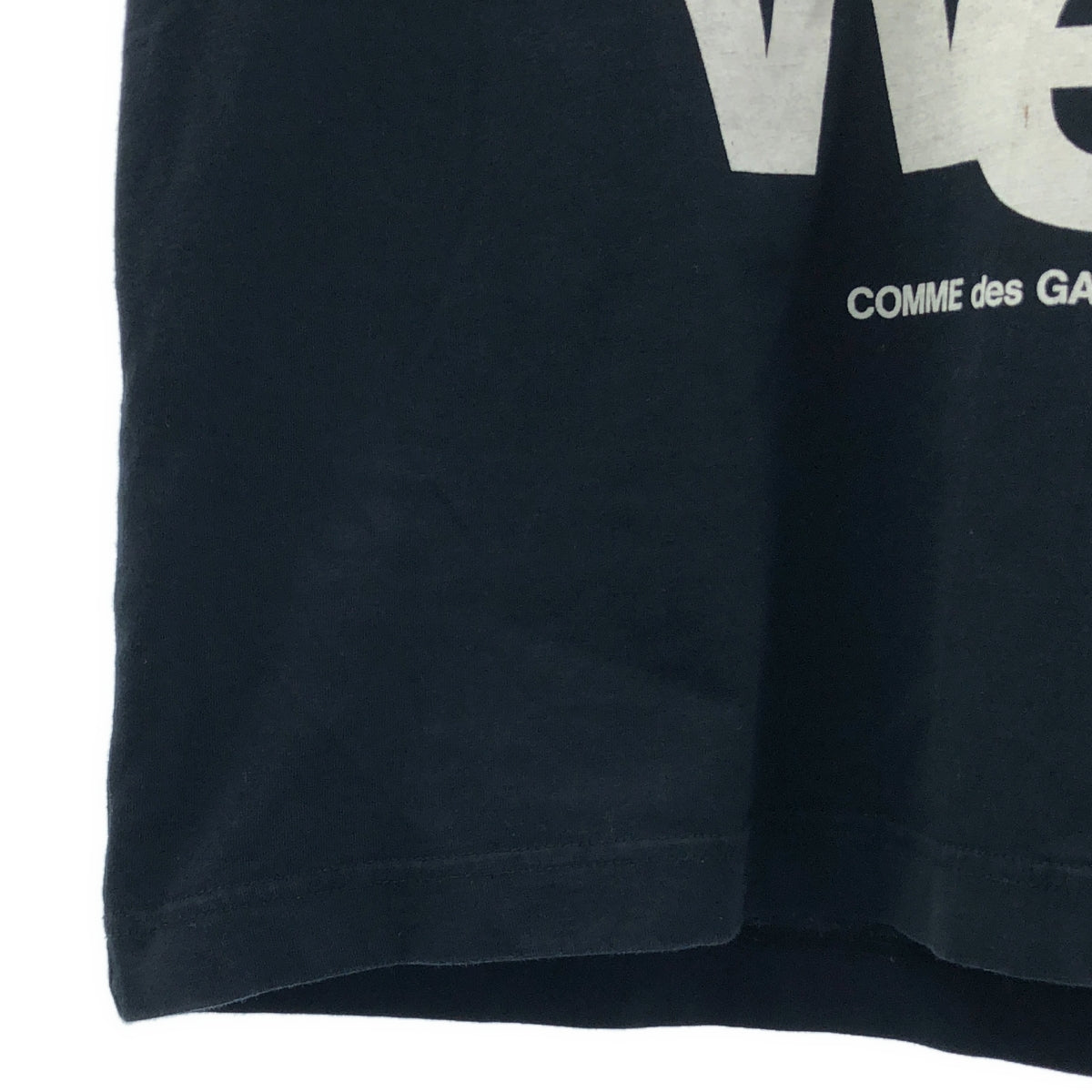 COMME des GARCONS / 컴데 갤슨 | Ai Wei Wei 로고 프린트 크루넥 컷소우 | S |