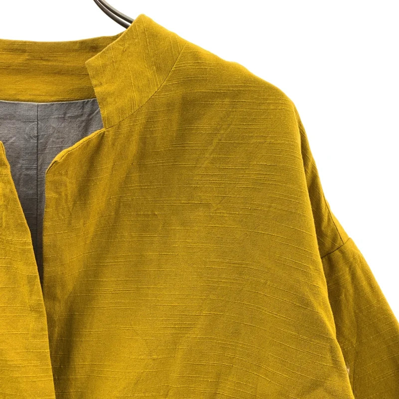 YAMMA / ヤンマ産業 | コットン マオカラー 会津木綿 コート | F | レディース