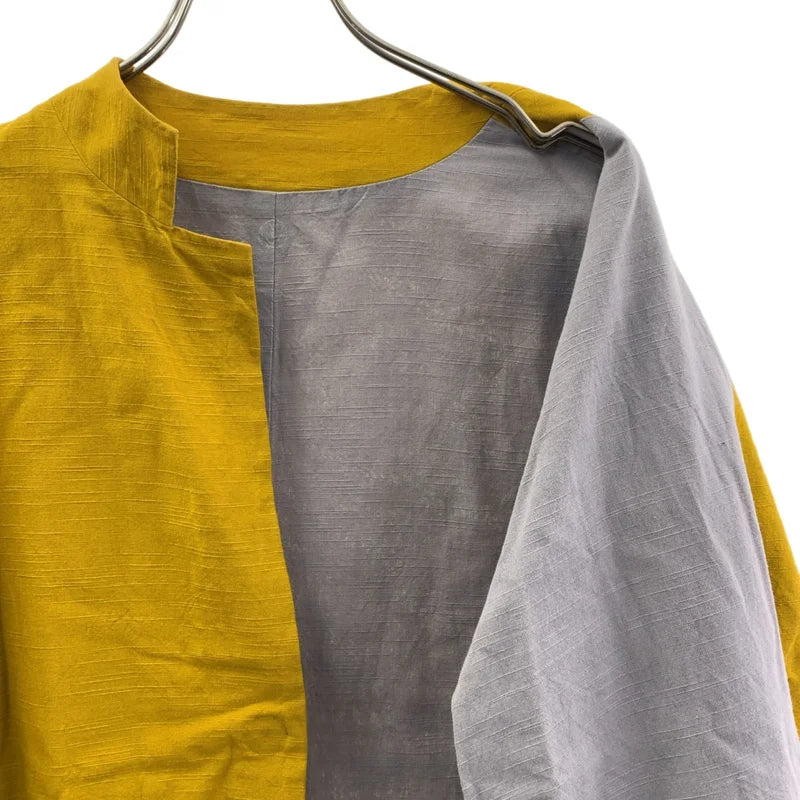 YAMMA / ヤンマ産業 | コットン マオカラー 会津木綿 コート | F | レディース