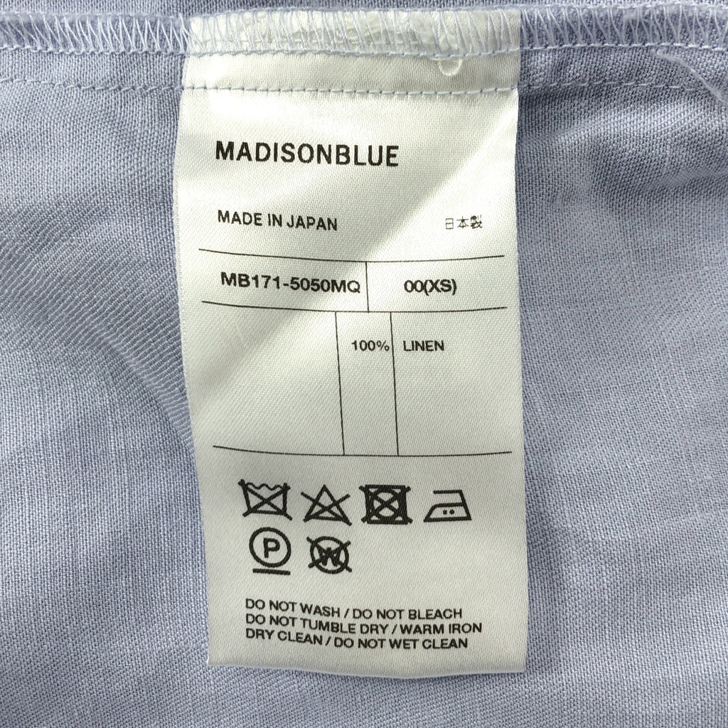 MADISON BLUE / 매디슨 블루 | martinique 별주 J.BRADLY 린넨 펄 버튼 셔츠 | 00 |