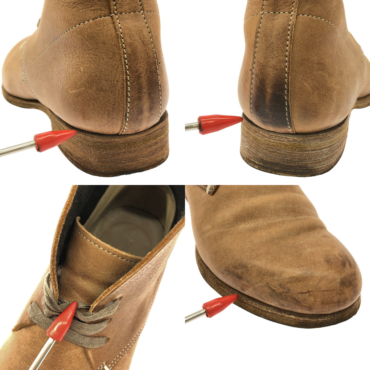 foot the coacher / フットザコーチャー | レザー チャッカブーツ | 6 | ブラウン | レディース