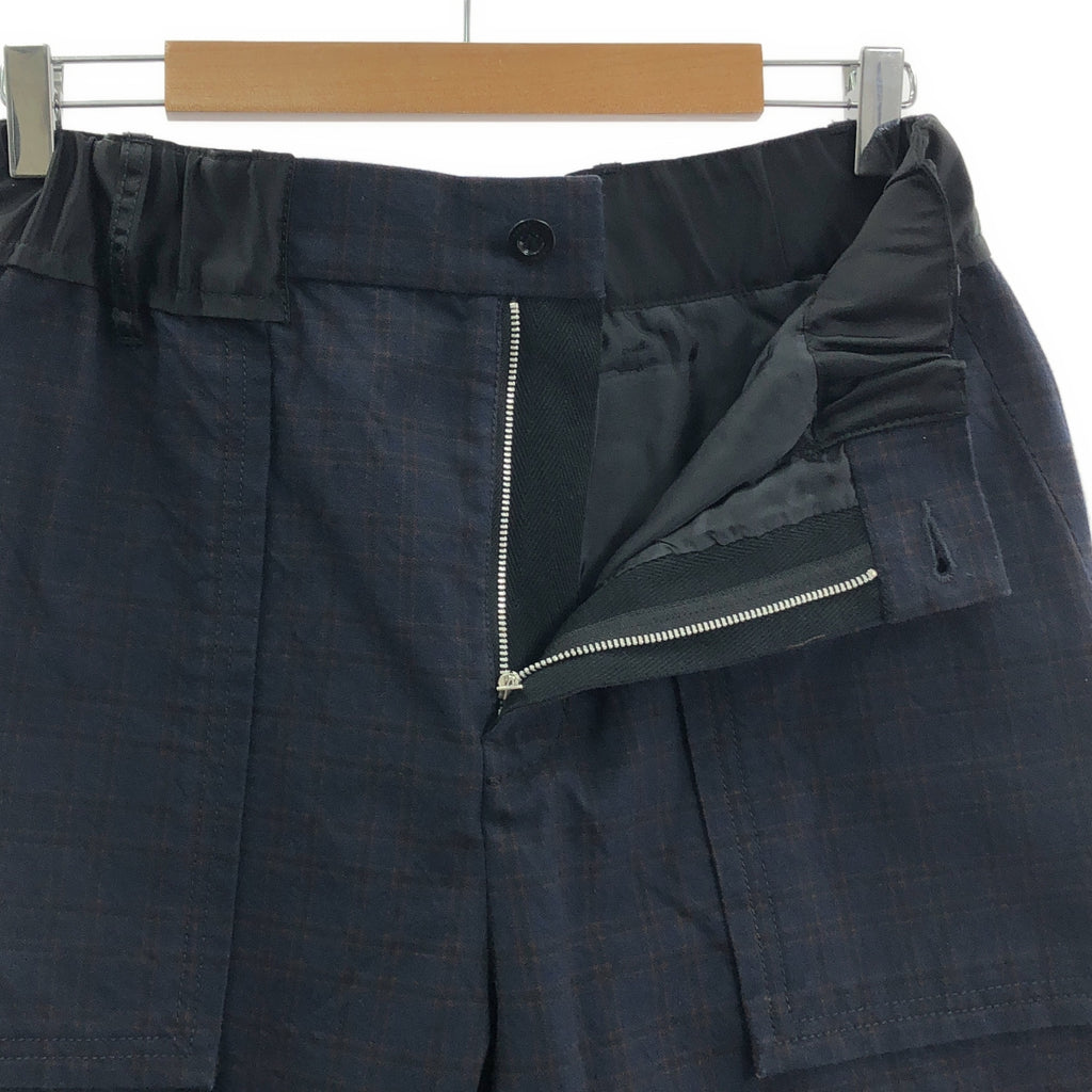 sacai / Sacai | 格紋九分褲 | 1 | 海軍藍 | 男款