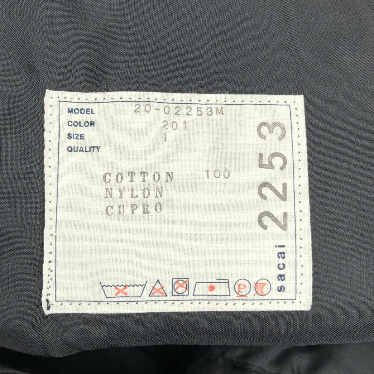 sacai / Sacai | 格紋九分褲 | 1 | 海軍藍 | 男款