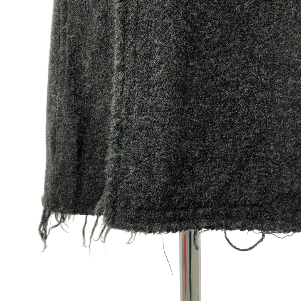 JUNYA WATANABE COMME des GARCONS / ジュンヤワタナベ | 2003AW | 縮絨加工 ウール カットオフ トレンチコート | M | レディース