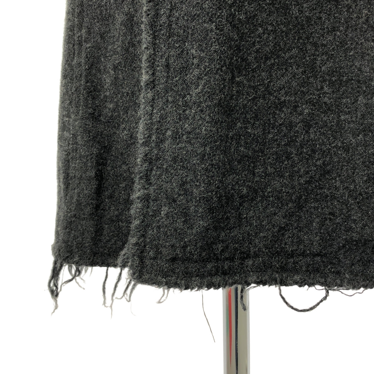 JUNYA WATANABE COMME des GARCONS / ジュンヤワタナベ | 2003AW | 縮絨加工 ウール カットオフ トレンチコート | M | レディース