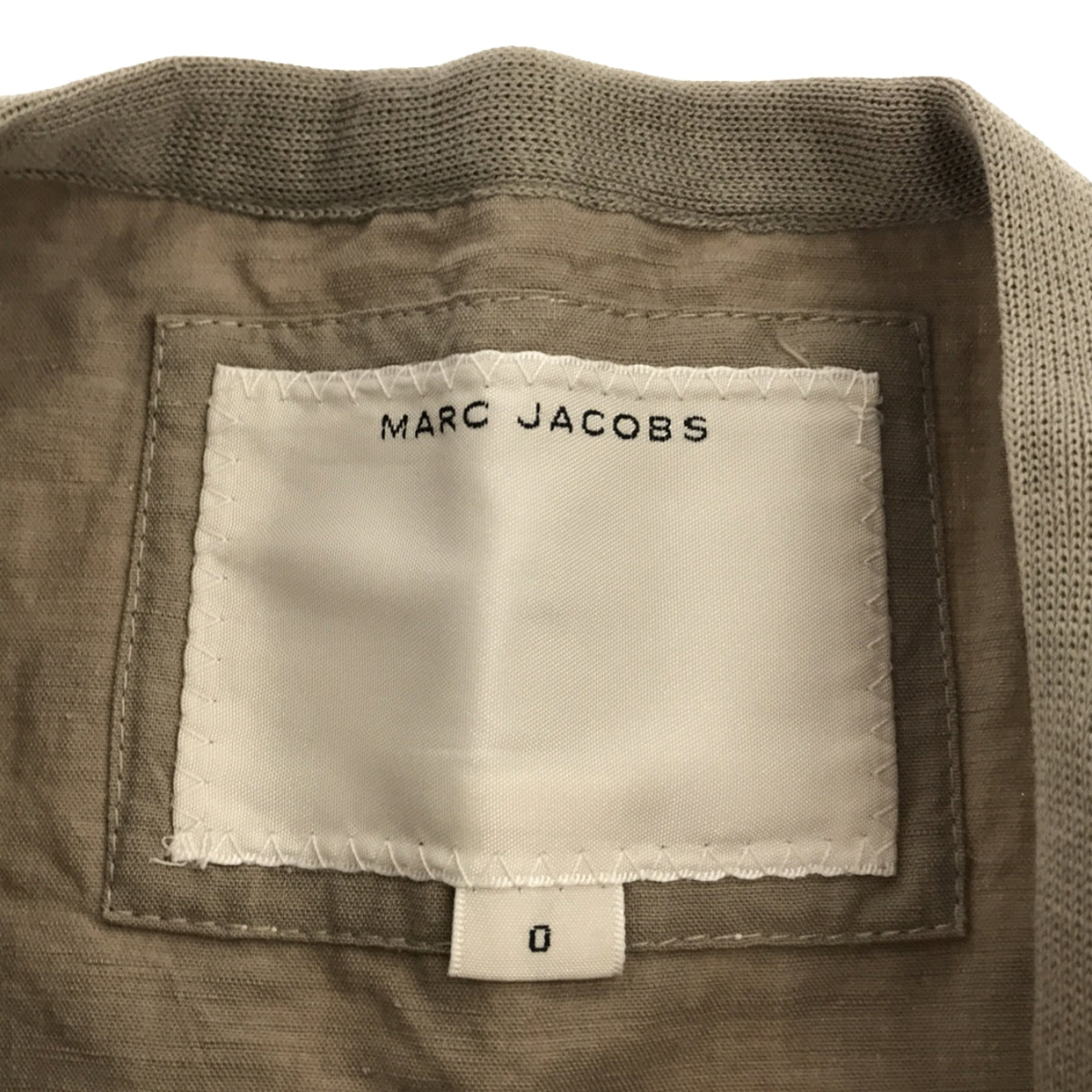 MARC JACOBS / マークジェイコブス | リネン コットン カモフラージュ柄 ヘンリーネック Tシャツ | 0 | レディース