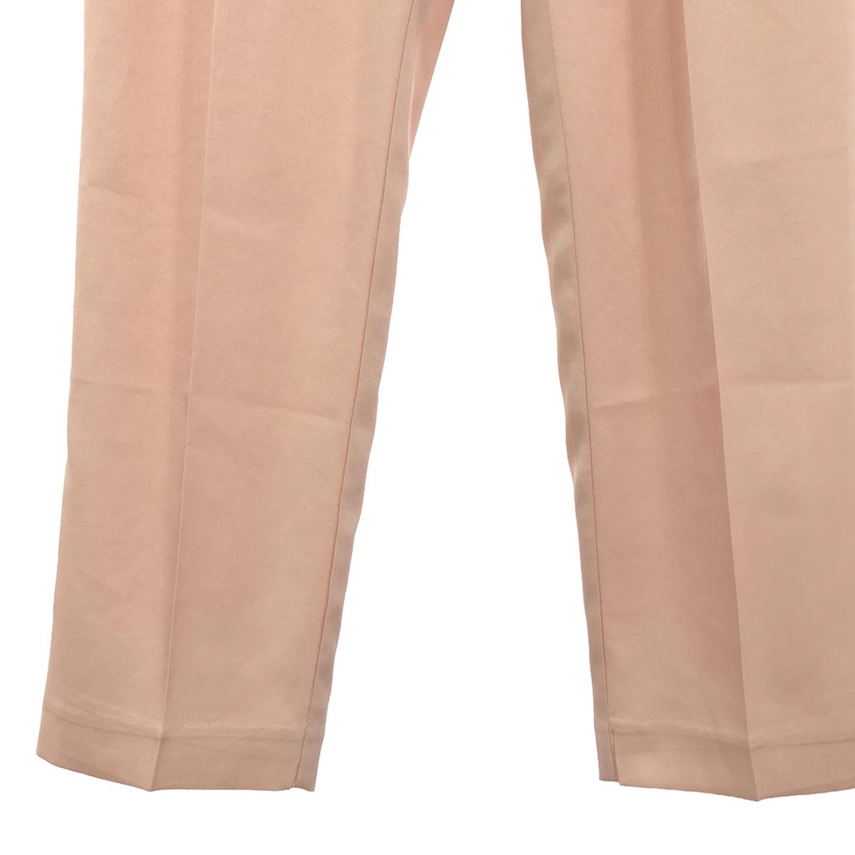 yori | Drawstring Satin Stick Tuck Easy Pants | Size 36 | Women's