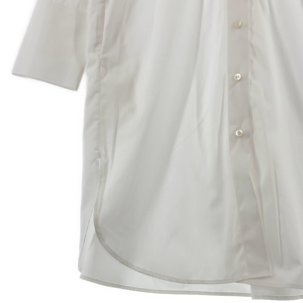 Christian Dior / 기독교 디올 | Bee 자수 코튼 밴드 컬러 롱 셔츠 | 34 |