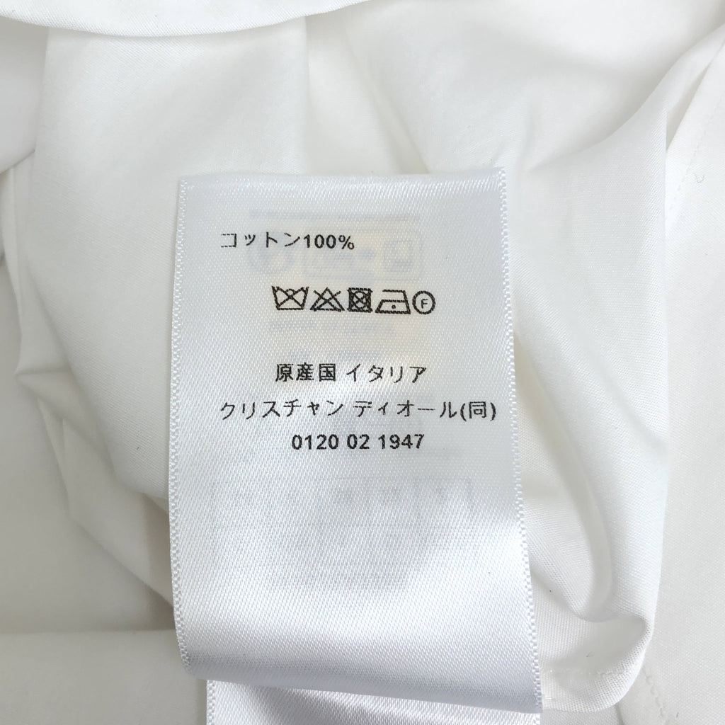 Christian Dior / 기독교 디올 | Bee 자수 코튼 밴드 컬러 롱 셔츠 | 34 |