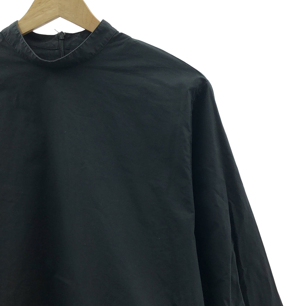 MM6 Maison Margiela / エムエムシックスメゾンマルジェラ | フレアスリーブ コットン プルオーバー ブラウス | 38 | ブラック | レディース