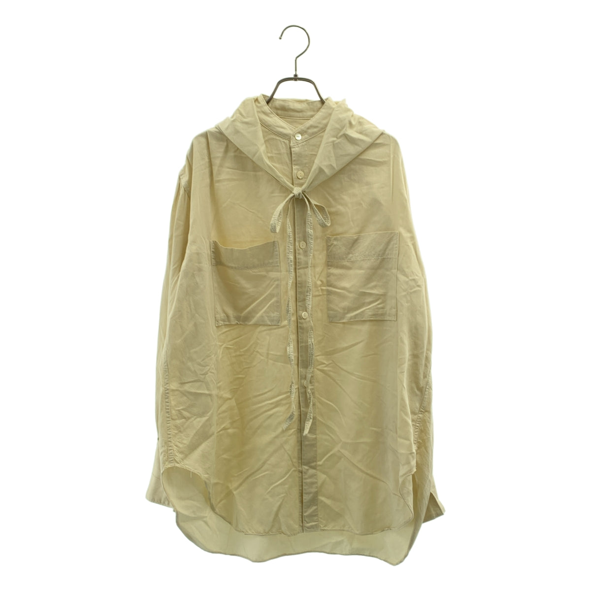 JoICEADDED / 조이스 아디드 | WASHED SATIN SHIRT 레이온 코튼 셔츠 | 2 | 여성