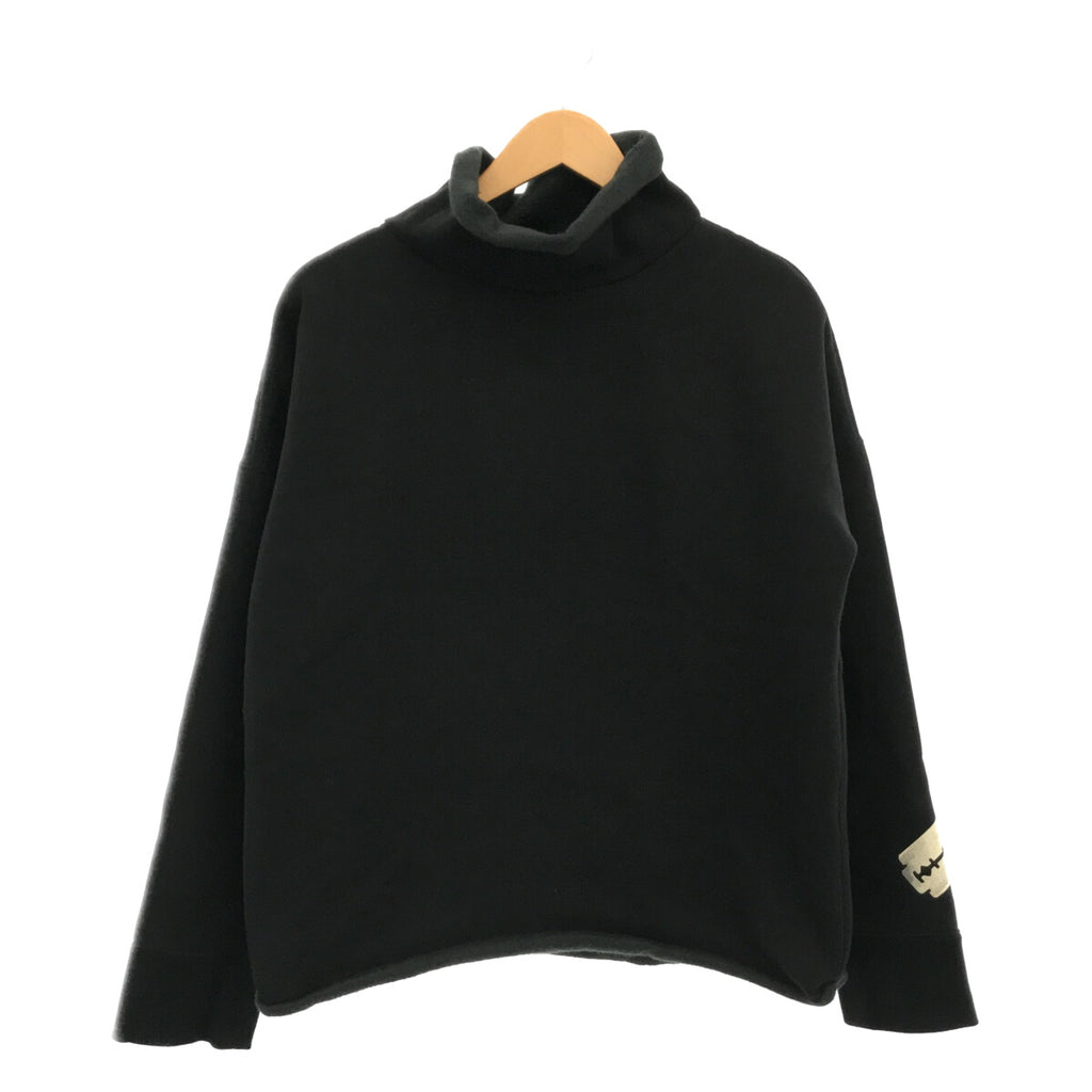 UNDER COVER / アンダーカバー | 2020AW |  T/CウラケBIGタートルスウェット プルオーバー | 1 | ブラック | レディース