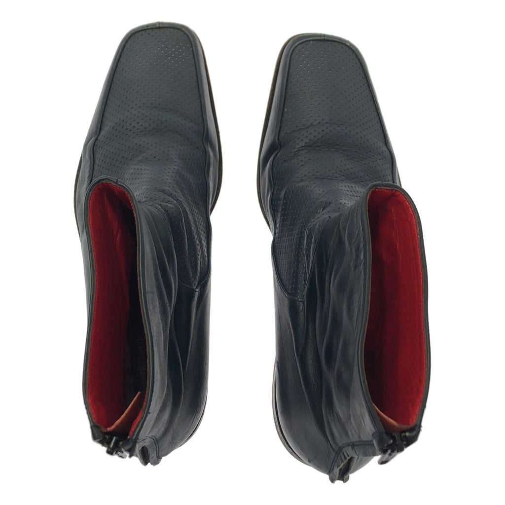 Jean-Baptiste Rautureau / 잠바티 스투루투로우 | 펀칭 가죽 스퀘어 투 부츠 | 42 | 남성