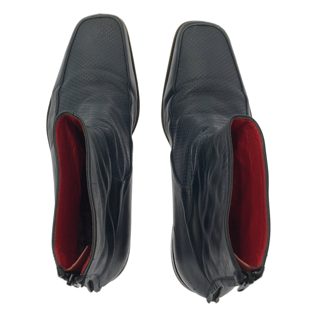 Jean-Baptiste Rautureau / 잠바티 스투루투로우 | 펀칭 가죽 스퀘어 투 부츠 | 42 | 남성