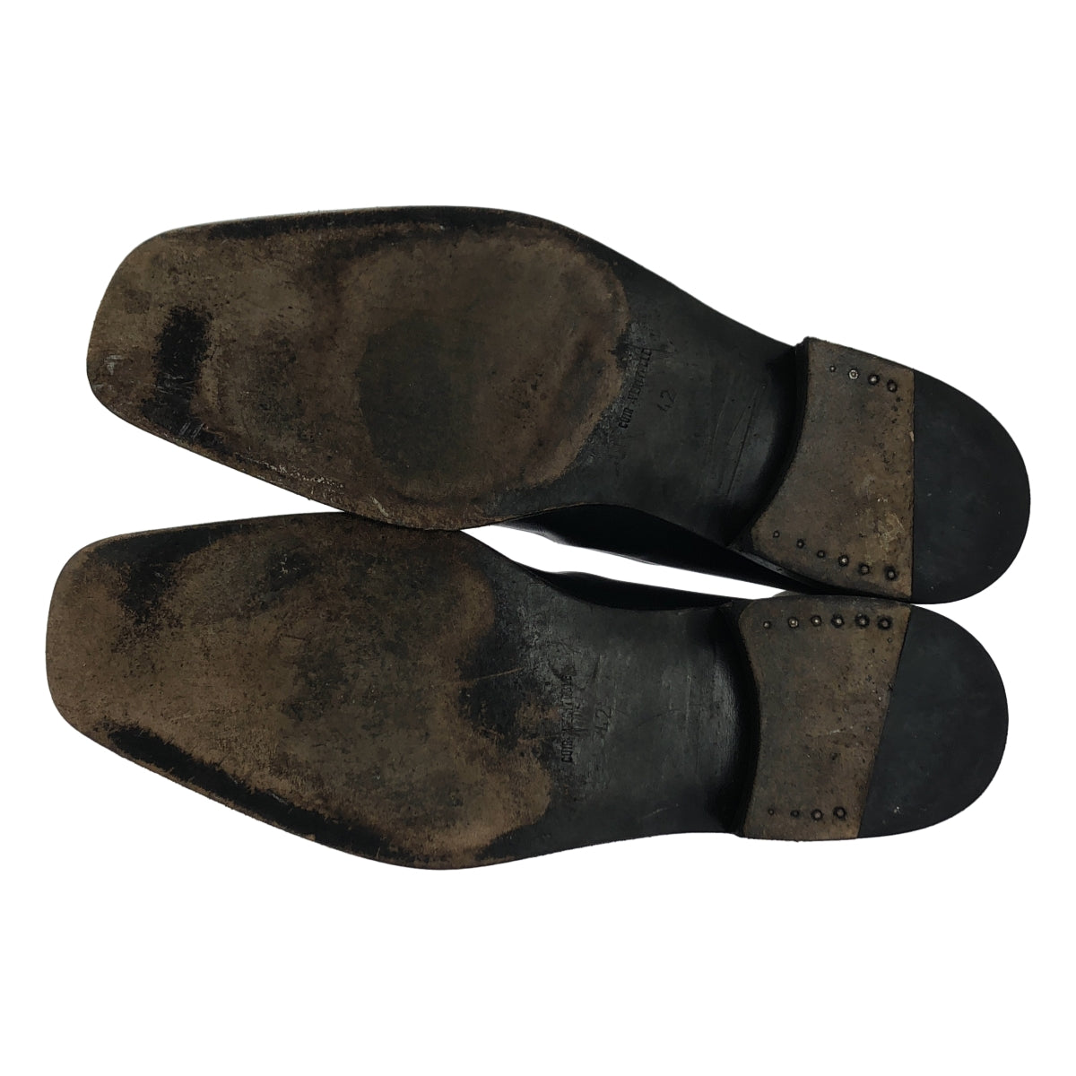 Jean-Baptiste Rautureau / 잠바티 스투루투로우 | 펀칭 가죽 스퀘어 투 부츠 | 42 | 남성