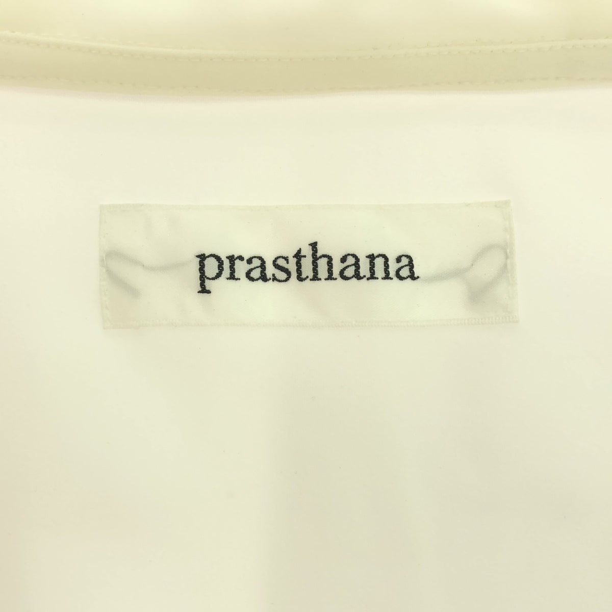 【신품】 prasthana / 프라스타나 | track sleeveless parka | M | 화이트 | 남성