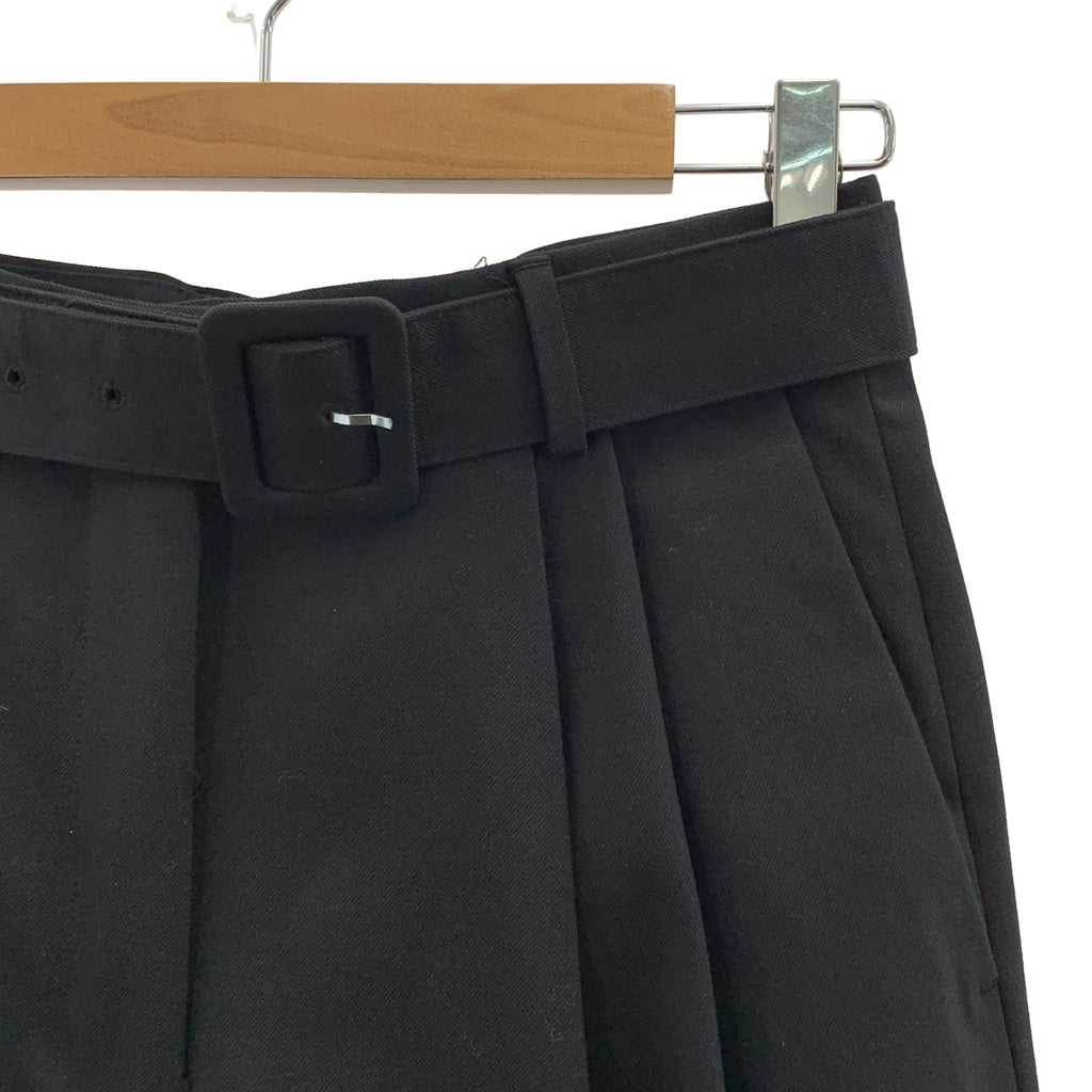 DRIES VAN NOTEN / ドリスヴァンノッテン | コットン ウール 2タック ワイドパンツ | 34 | レディース