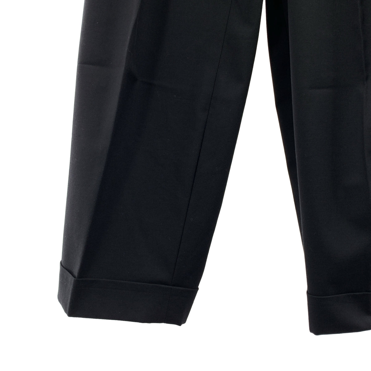 DRIES VAN NOTEN / ドリスヴァンノッテン | コットン ウール 2タック ワイドパンツ | 34 | レディース