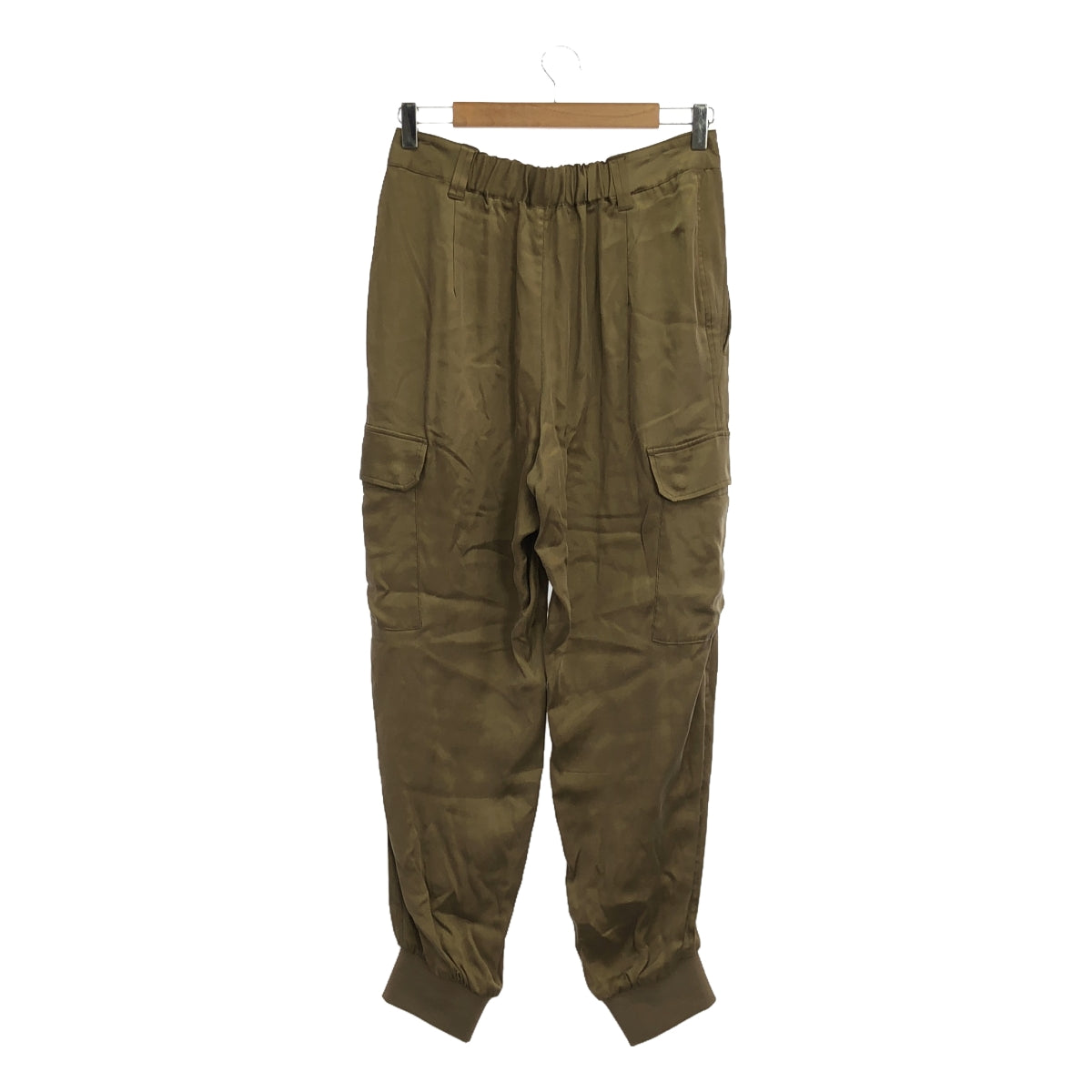 L'Appartement | Fibril Satin Cargo Pants | Size 38 | Women's