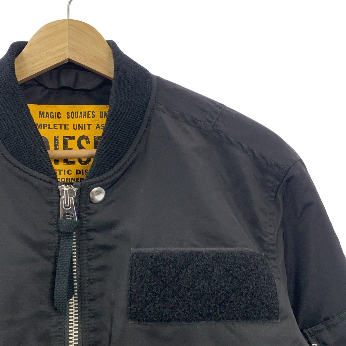 DIESEL J-TANKER 尼龍飛行員夾克 | S 碼 | 黑色 | 男款