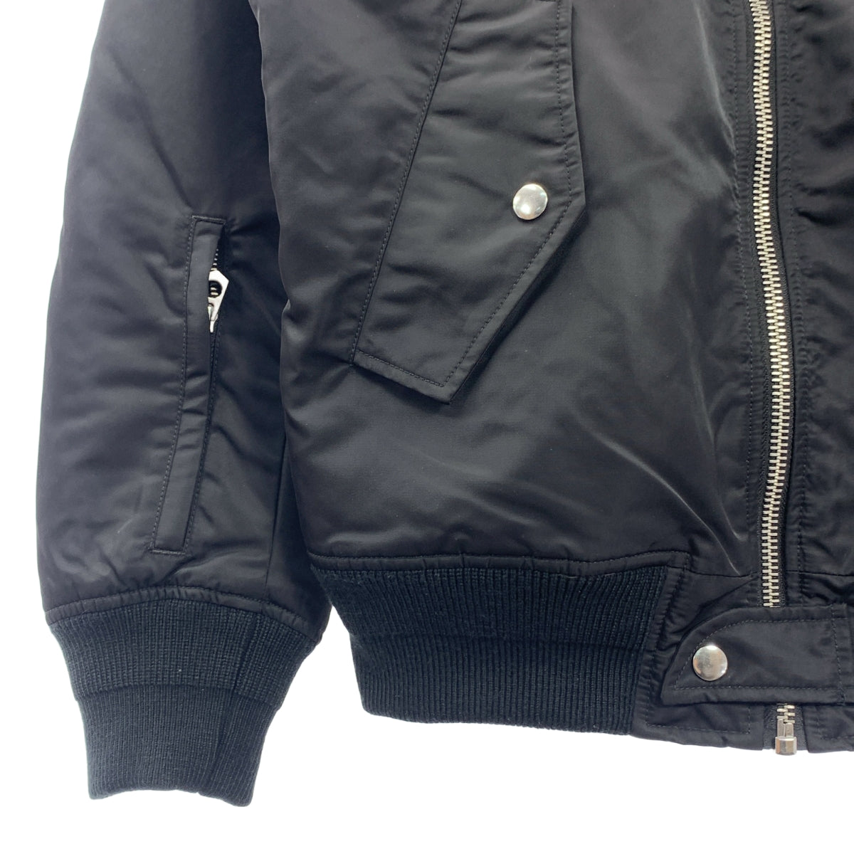 DIESEL J-TANKER 尼龍飛行員夾克 | S 碼 | 黑色 | 男款