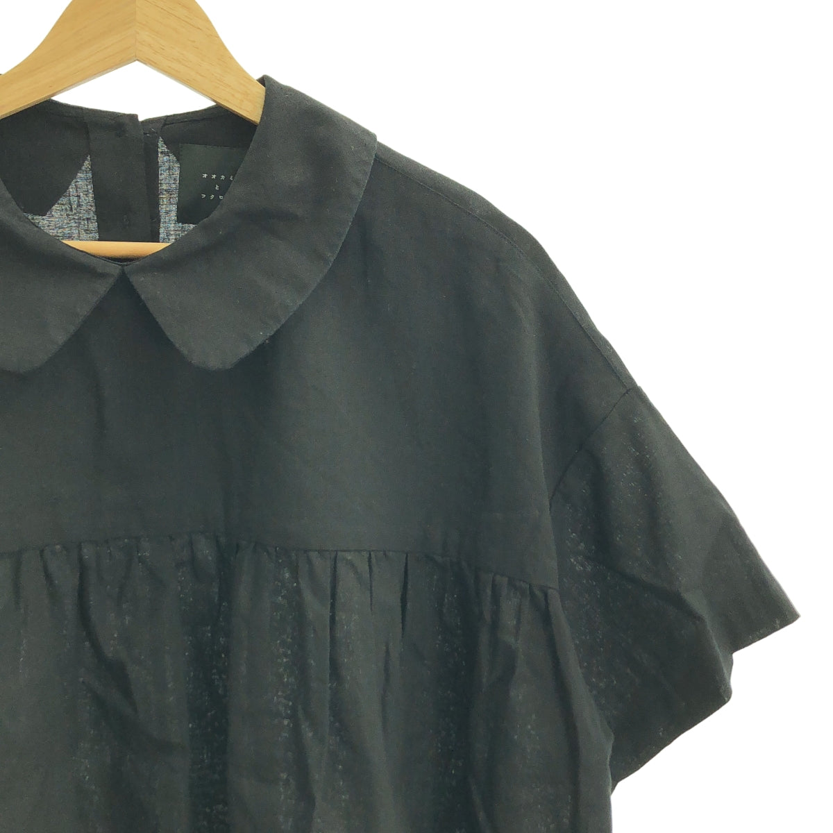 TANDEY / オオカミとフクロウ | ギャザー ボリューム シャツブラウス |